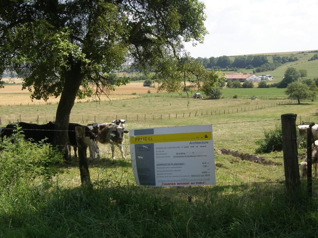Panneau de permis de construire